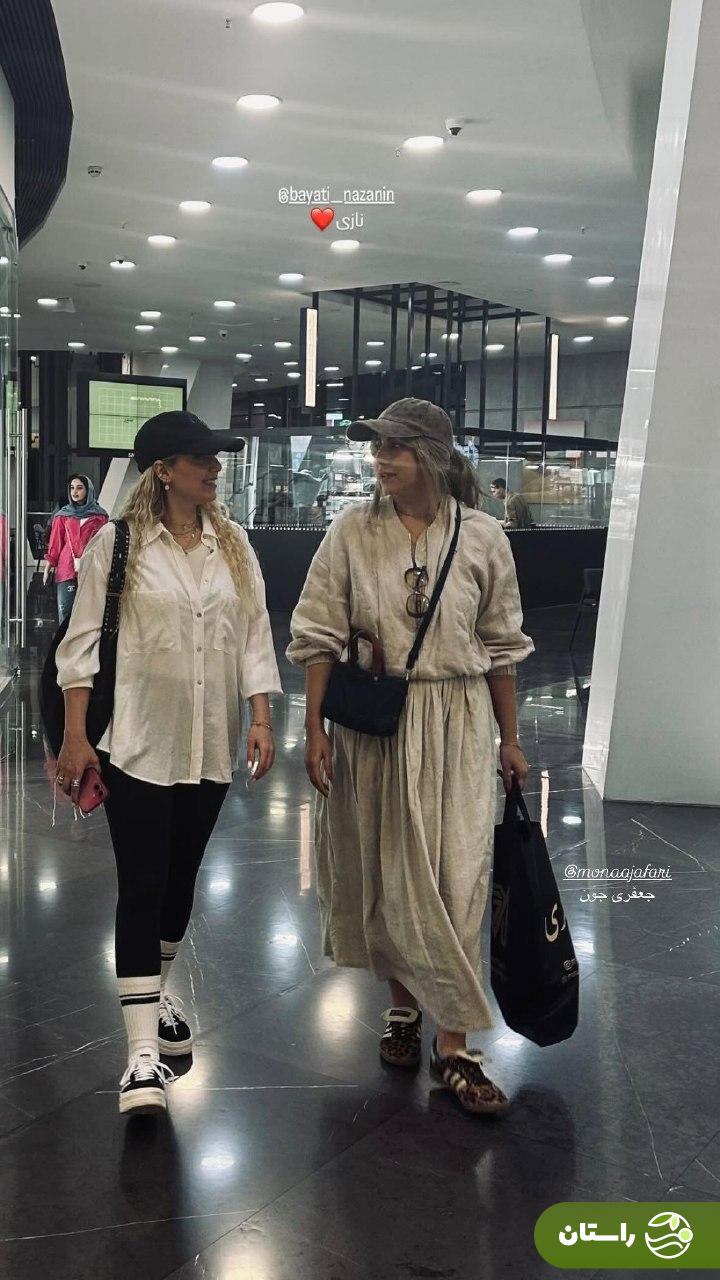 تصاویر | شکار سیگار کشیدن نوید محمدزاده توسط آیسان اسلامی، لیلا حاتمی و آیدا مصباحی در ۲۰۲۲، قاب زیبای پشت صحنه سریال تاسیان