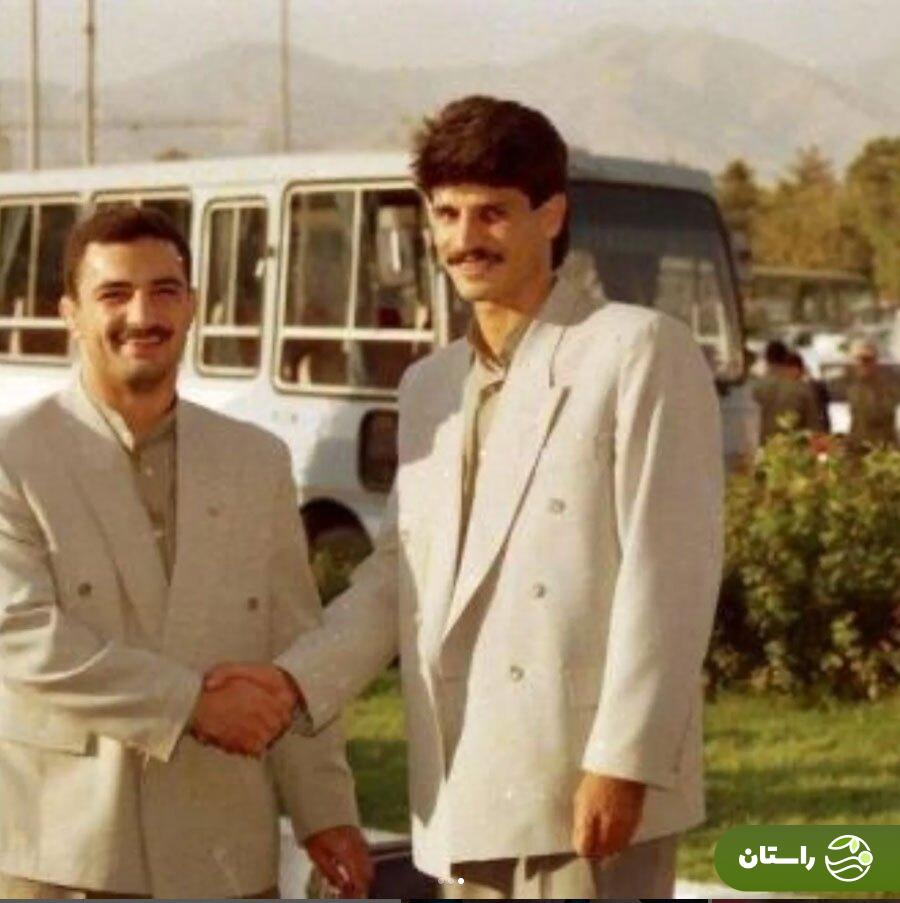 عکس | تونل زمان؛ علی دایی و امیررضا خادم ۳۱ سال پیش در هیروشیما