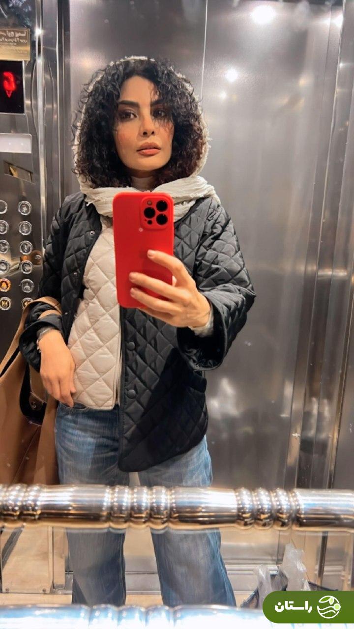 عکس | سلفی آسانسوری و آئینه‌ای صحرا اسداللهی