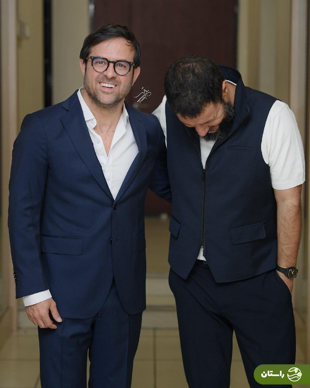 عکس | تغییر چهره جواد عزتی و هومن سیدی در اکران مردمی «وحشی»