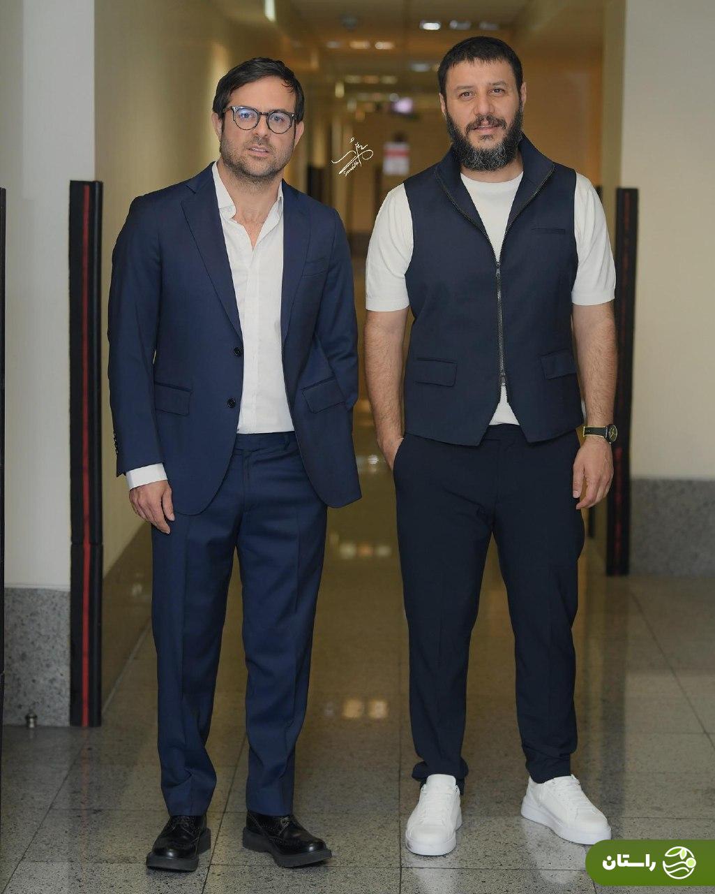 عکس | تغییر چهره جواد عزتی و هومن سیدی در اکران مردمی «وحشی»