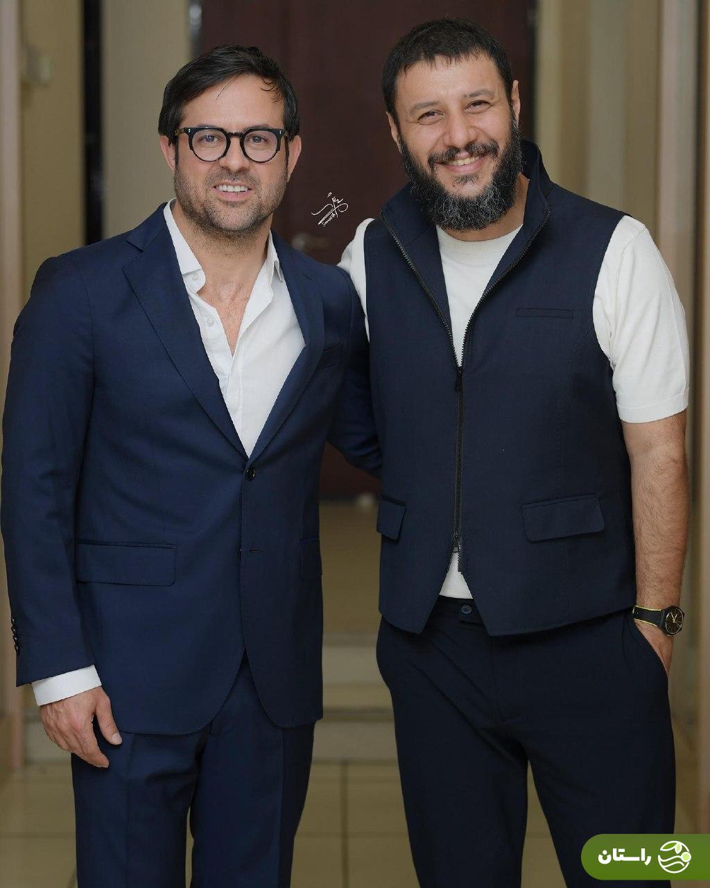 عکس | تغییر چهره جواد عزتی و هومن سیدی در اکران مردمی «وحشی»