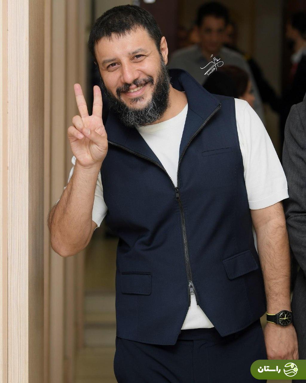 عکس | تغییر چهره جواد عزتی و هومن سیدی در اکران مردمی «وحشی»