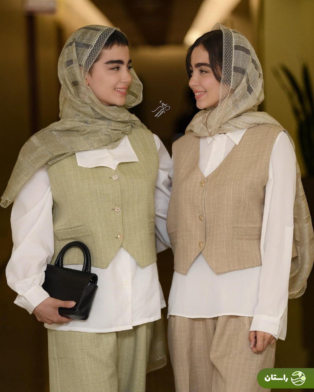 عکس چهار نفره سارا و نیکا و رحمان و رحیم در اکران آخرین قسمت پایتخت ۷