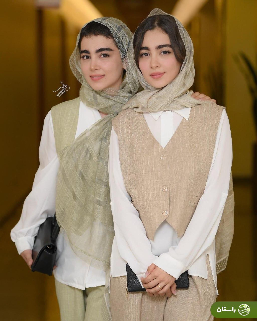 عکس چهار نفره سارا و نیکا و رحمان و رحیم در اکران آخرین قسمت پایتخت ۷