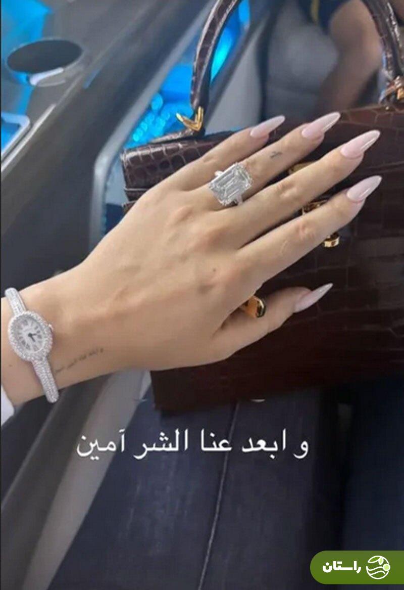 انگشتر الماس در انگشت حلقه جورجینا رودریگز و شایعه ازدواج با کریستیانو رونالدو + عکس انگشتر الماس در انگشت حلقه جورجینا رودریگز و شایعه ازدواج با کریستیانو رونالدو + عکس