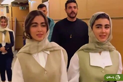 ویدئویی از حضور سارا و نیکا در اکران مردمی قسمت آخر پایتخت ۷