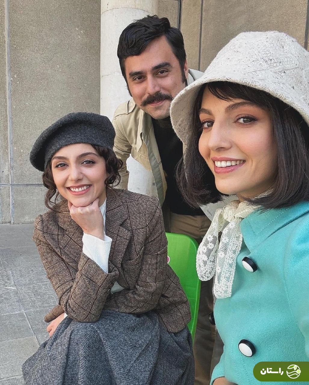 تصاویری از پشت صحنه تاسیان؛ مریم و شیرین