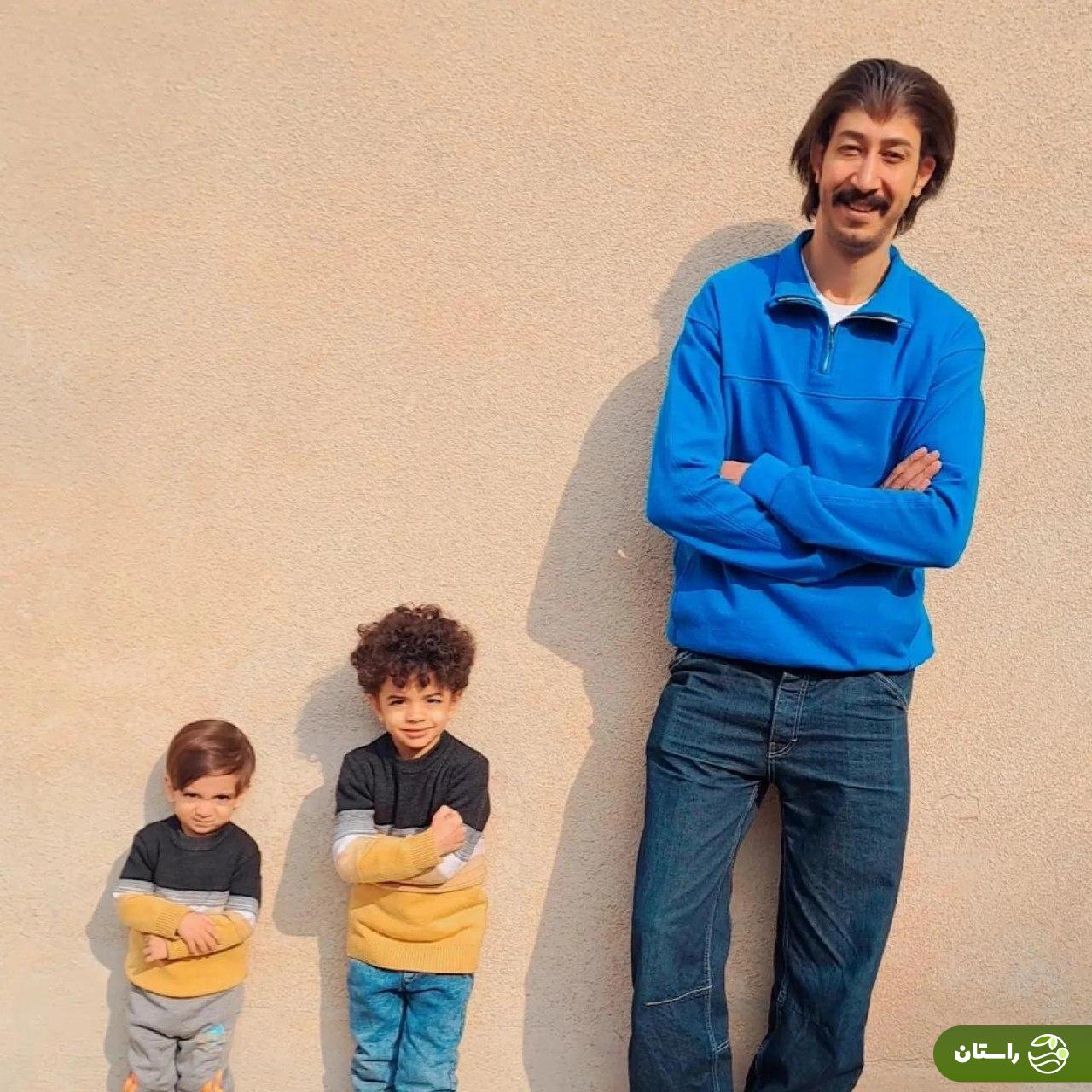 عکس دیدنی سالار معمولی و بتاش در پشت صحنه پایتخت ۷