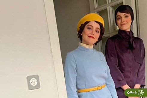 تصاویر دیدنی از پشت صحنه تاسیان؛ مریم و شیرین