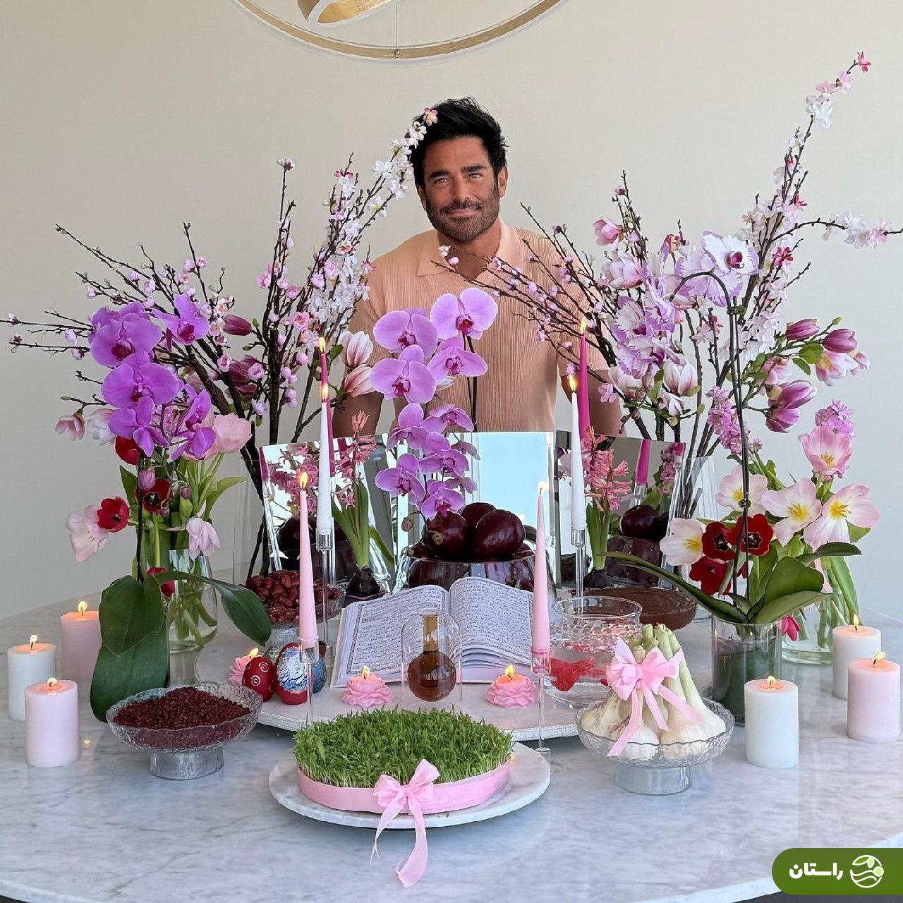 عکس | سفره هفت سین به سبک محمدرضا گلزار