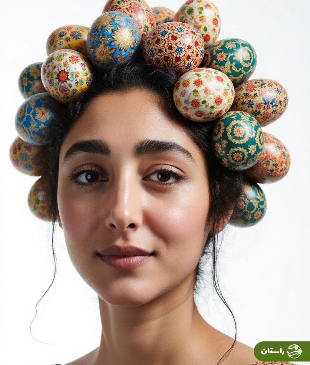 تصاویر | سفره هفت سین عجیب و خلاقانه گلشیفته فراهانی