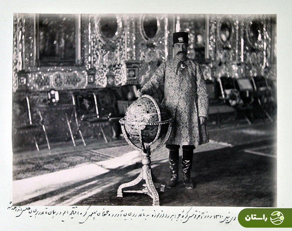 عکس | تونل زمان؛ ناصرالدین شاه و کره جواهرنشان