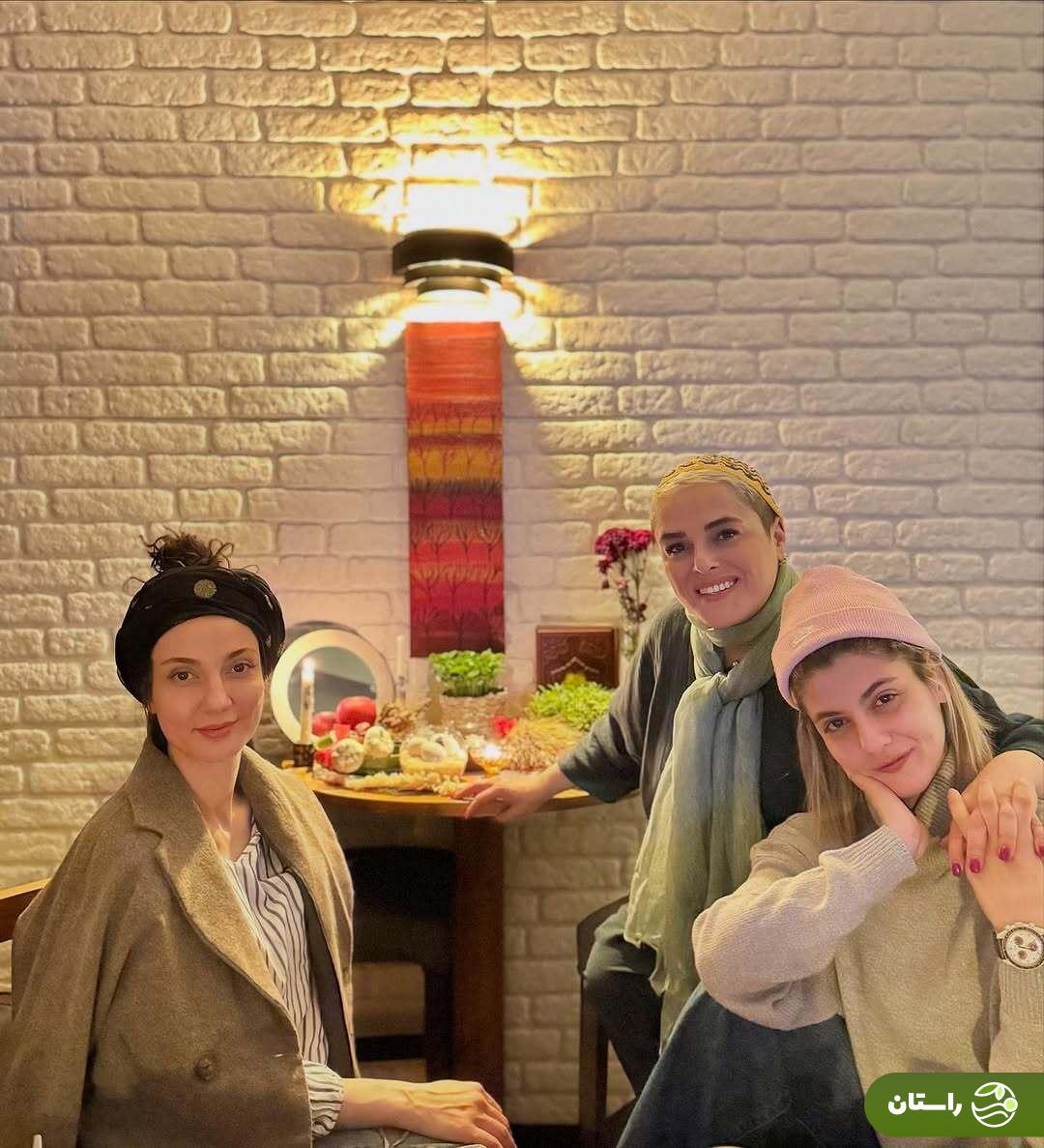 عکس | مهسا طهماسبی و حدیث میرامینی و یک قاب زیبای نوروزی