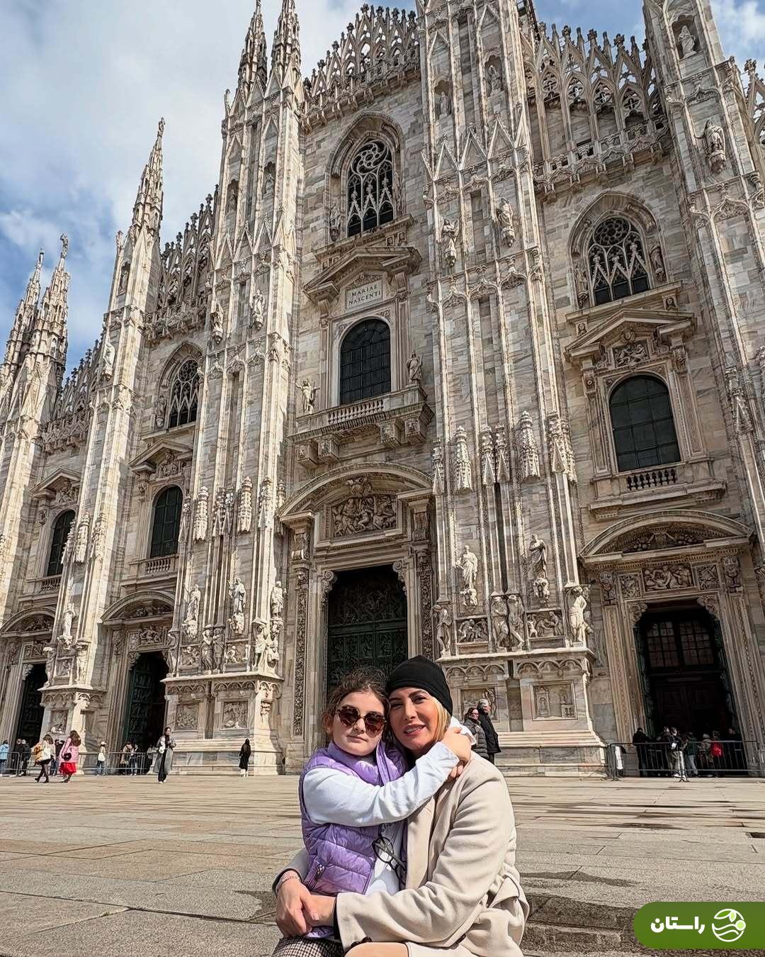 تصاویر | سفر خانوادگی نرگس محمدی و فریبا نادری به ایتالیا