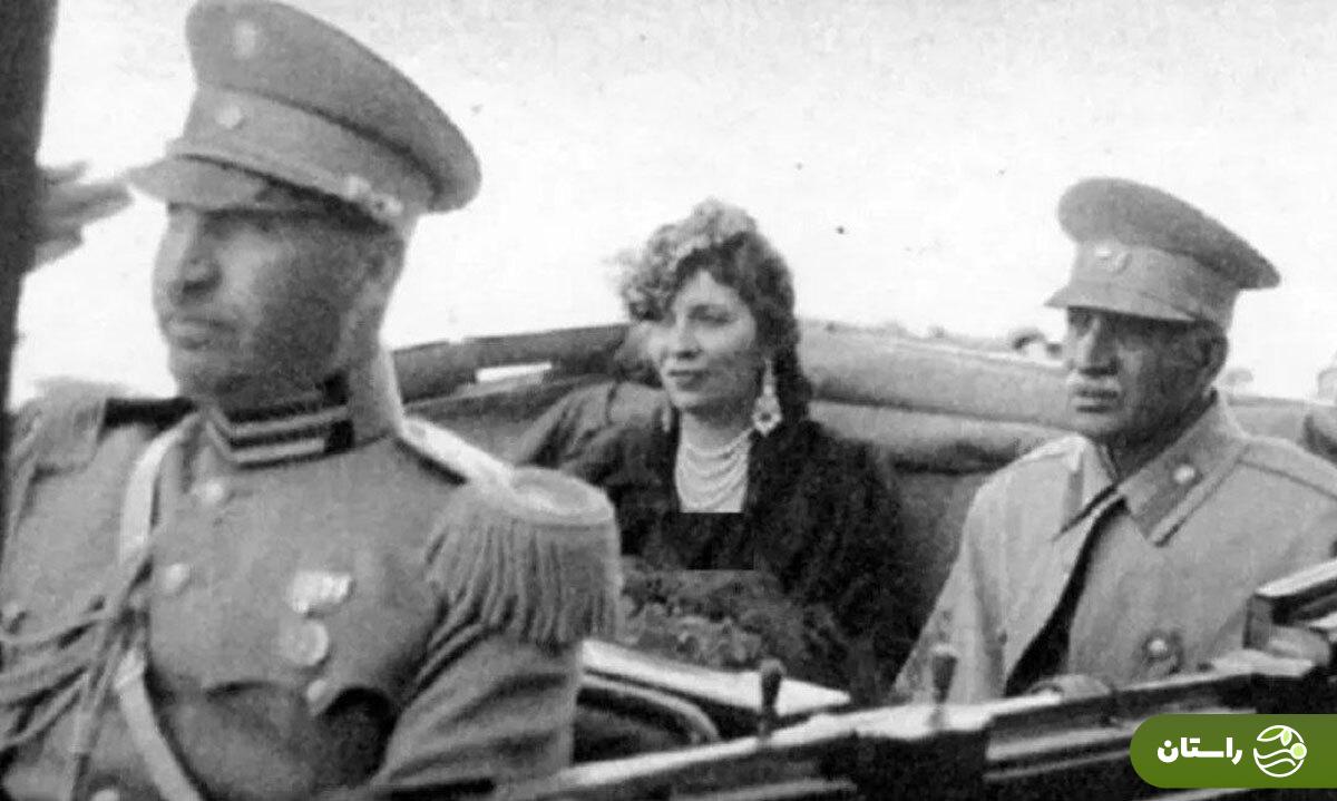 عکس | تونل زمان؛ رضاشاه و نازلی صبری ملکه مصر در سال ۱۳۱۳