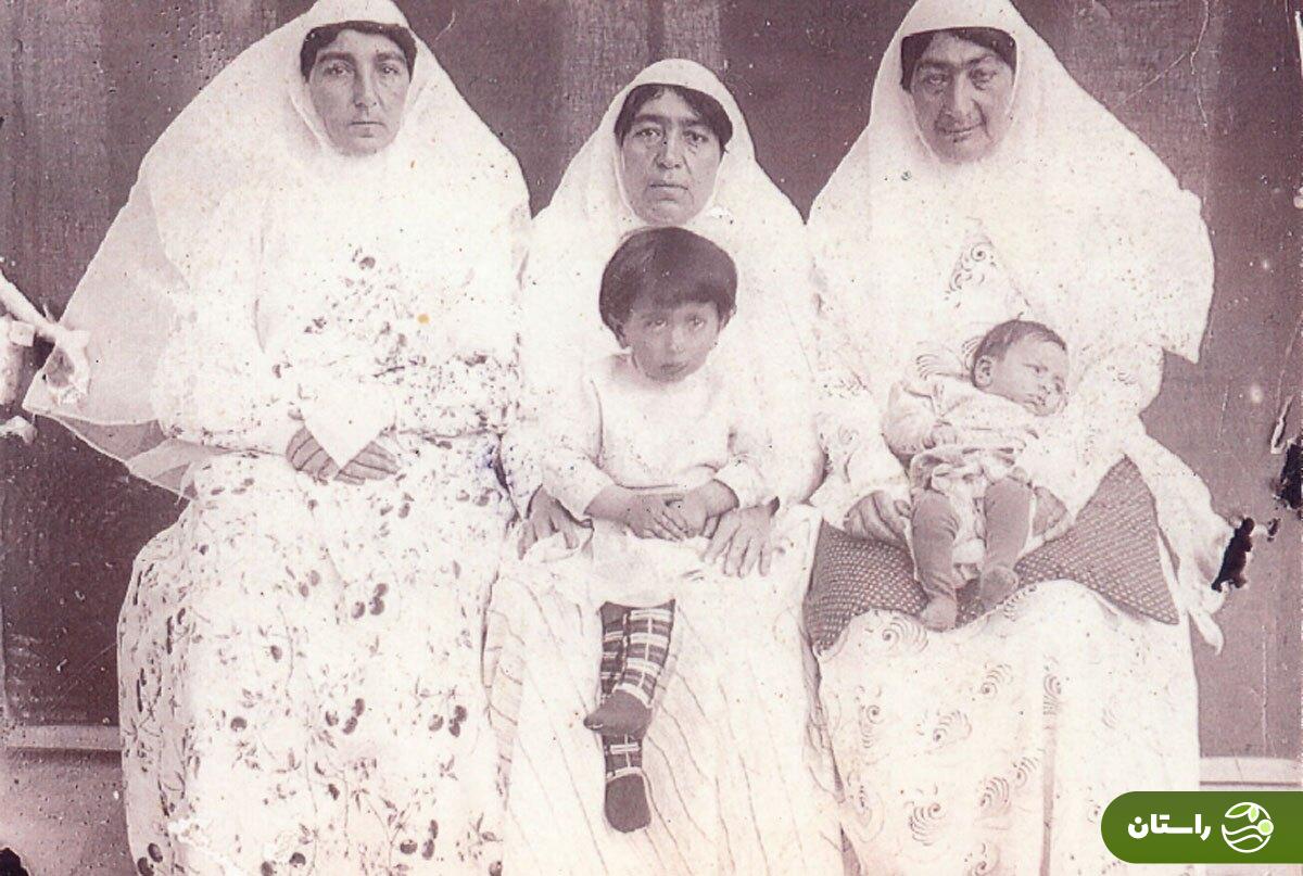 عکس | تونل زمان؛ شرف الدوله، مهین السلطنه و مهین الدوله زنان مظفر الدین شاه ۱۱۱ سال پیش عکس | تونل زمان؛ شرف الدوله، مهین السلطنه و مهین الدوله زنان مظفر الدین شاه ۱۱۱ سال پیش