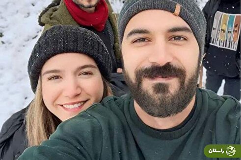 ویدئو | رونمایی رسمی ستاره پسیانی از همسرش پاشا رستمی در افتتاحیه یک فیلم