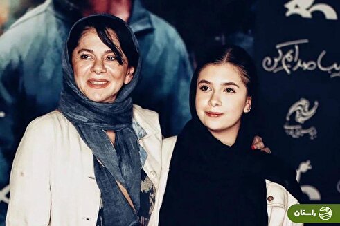 عکس | نفس بازغی و مادرش مستانه مهاجر در اکران خصوصی فیلم «زیبا صدایم کن»