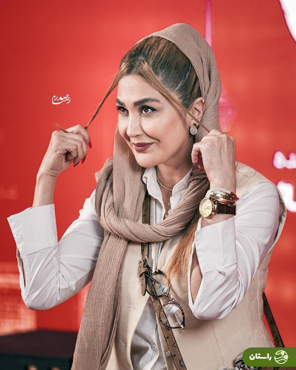 تصاویر | ژست‌های مریم معصومی در اکران خصوصی سریال «یزدان»