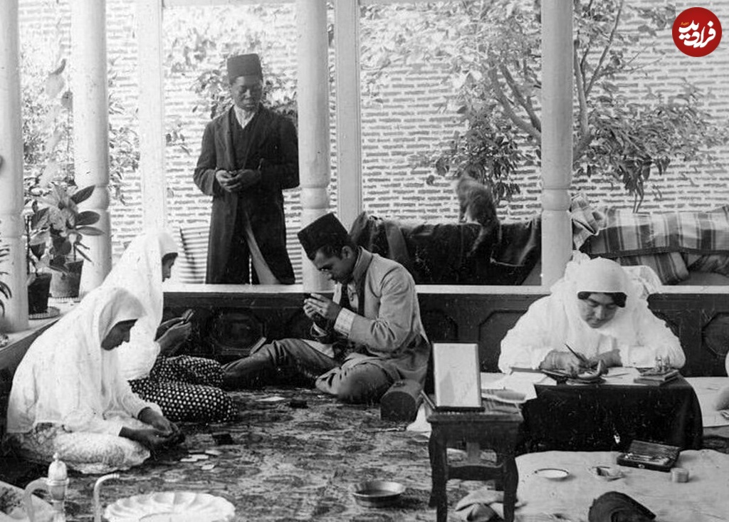 عکس |‌ تونل زمان؛ دختر ناصرالدین شاه و «غلام آفریقایی‌اش»