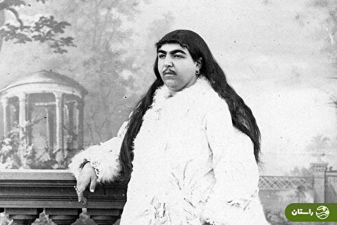 عکس |‌ تونل زمان؛ دختر ناصرالدین شاه و «غلام آفریقایی‌اش»