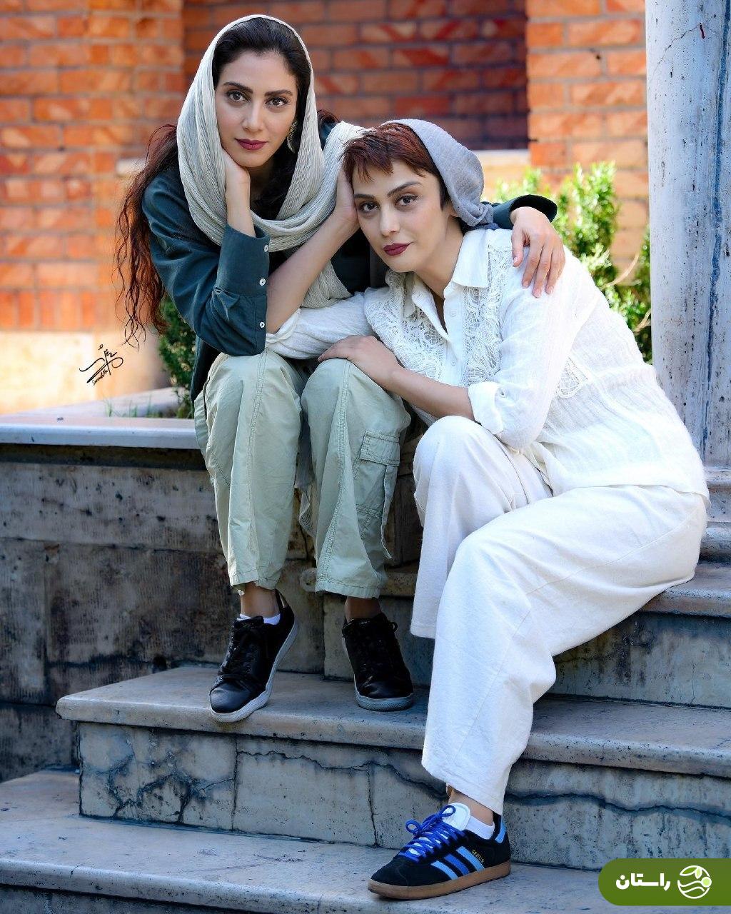 تصاویر زیبا و جذاب دو نفره از مارال و مونا فرجاد
