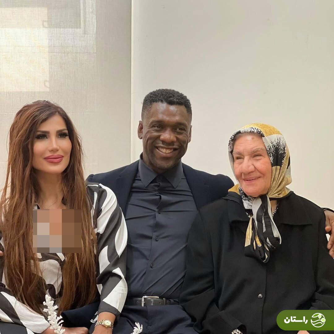 تصویر دیده نشده از همسر ایرانی و مادرزن کلارن سیدورف