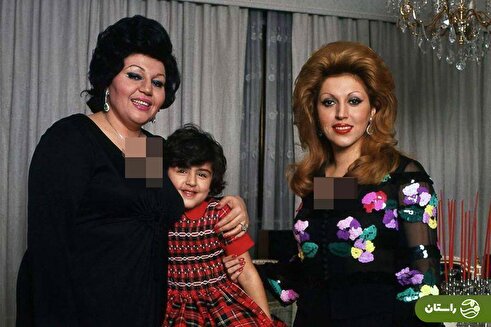 عکس | تونل زمان؛ هایده و خواهرزاده‌اش سحر دختر مهستی؛ دهه ۵۰