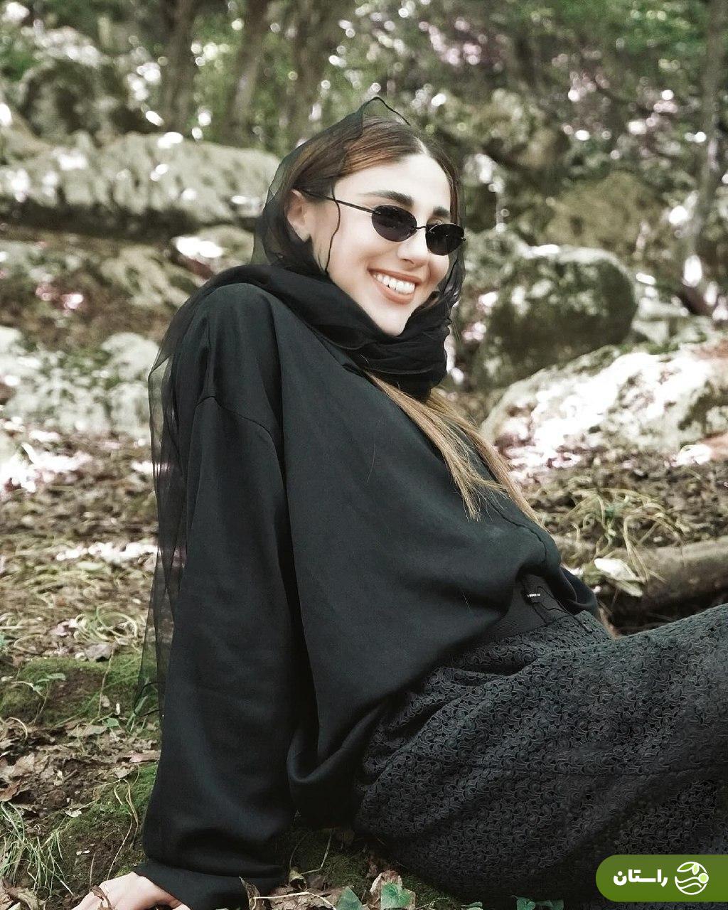 عکس | ژست‌های ناهید کیانی در طبیعت‌گردی