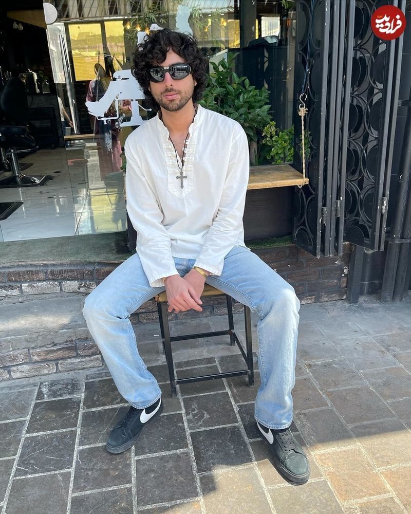 عکس | چهره جدید «محمدعلی» نوه فردین بعد ۱۸ سال در ۲۴ سالگی