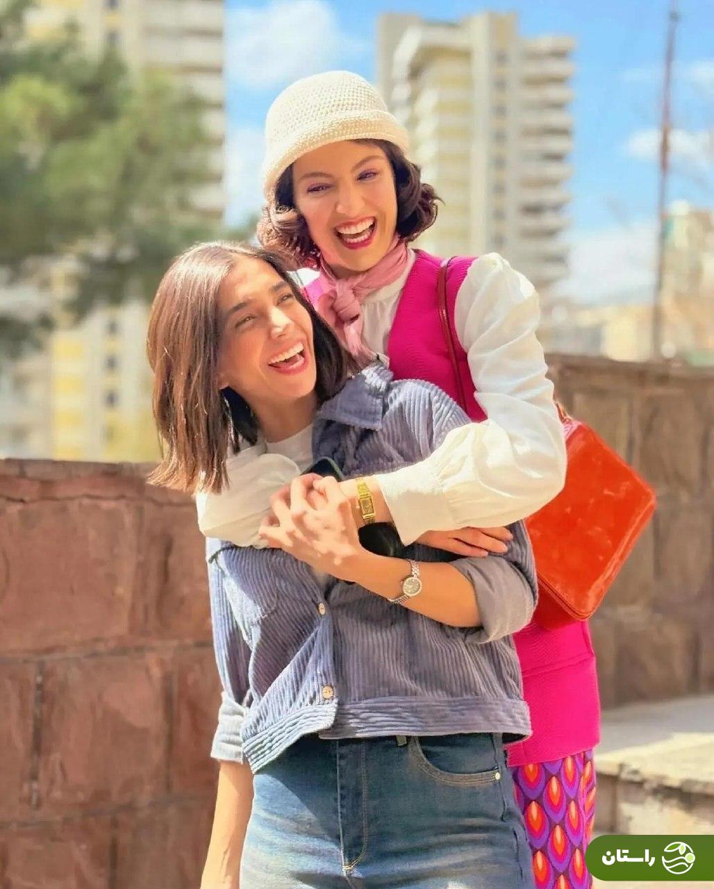 تصاویر تازه‌ از مهسا حجازی (شیرین) با محمدرضا غفاری (آرش) و هوتن شکیبا (خسرو) در پشت صحنه سریال تاسیان