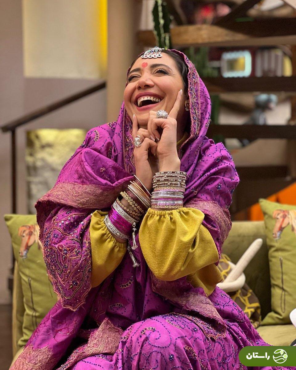 عکس | دلبری نیکی مظفری با لباس هندی