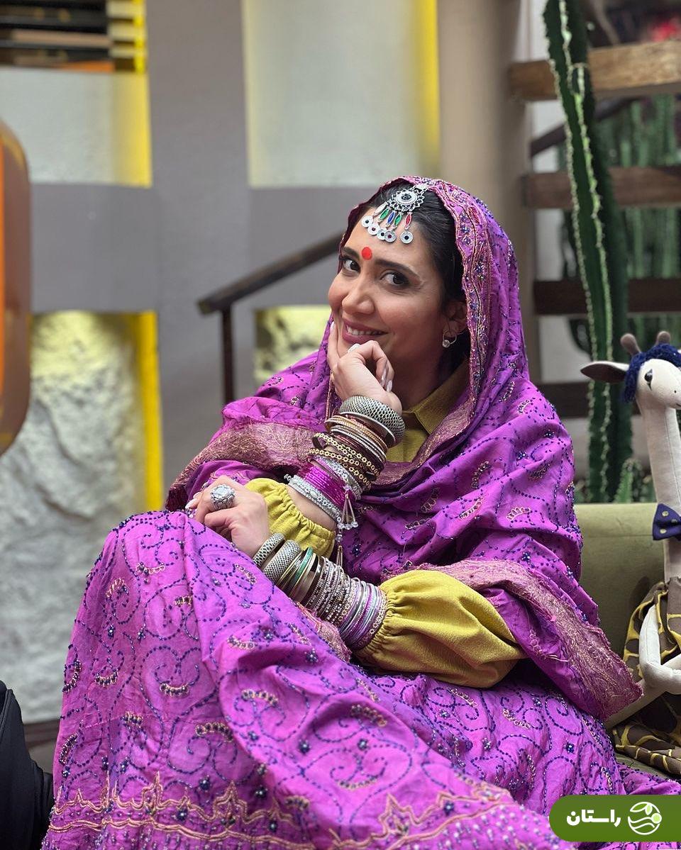 عکس | دلبری نیکی مظفری با لباس هندی