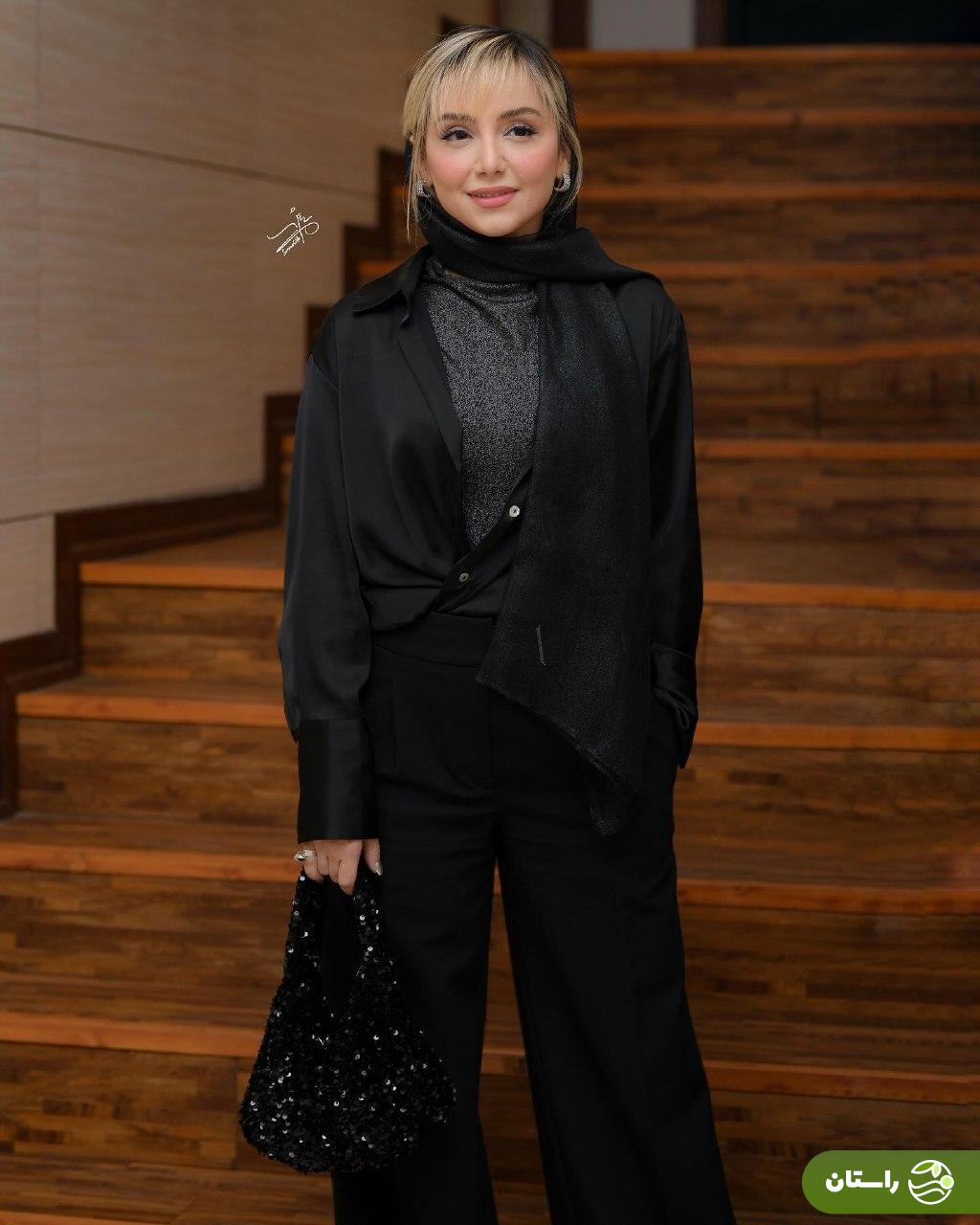 ژست‌ها و استایل نازنین بیاتی در مراسم شب بازیگر