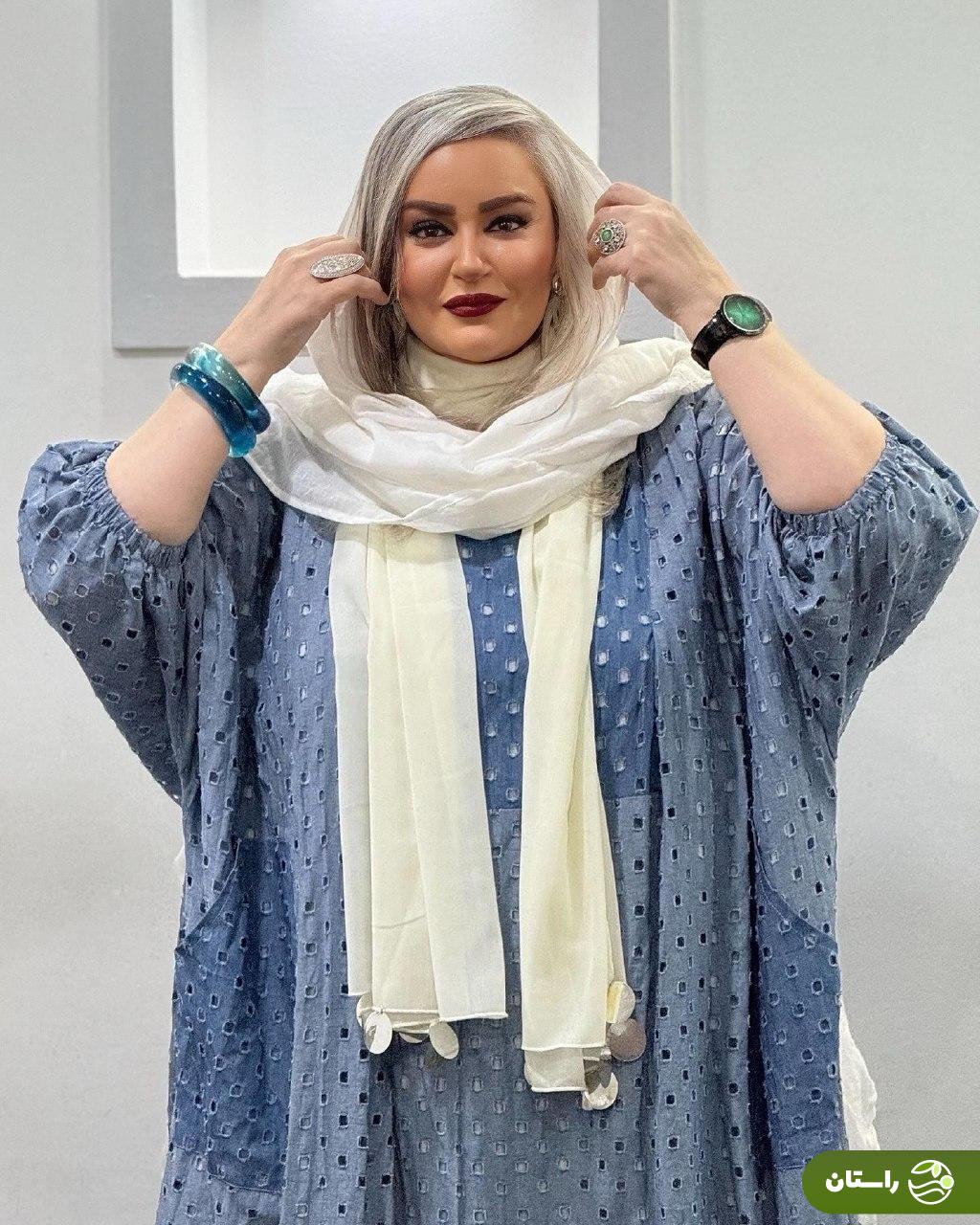 عکس | ژست‌های نعیمه نظام‌دوست با چهره و رنگ مو جدید