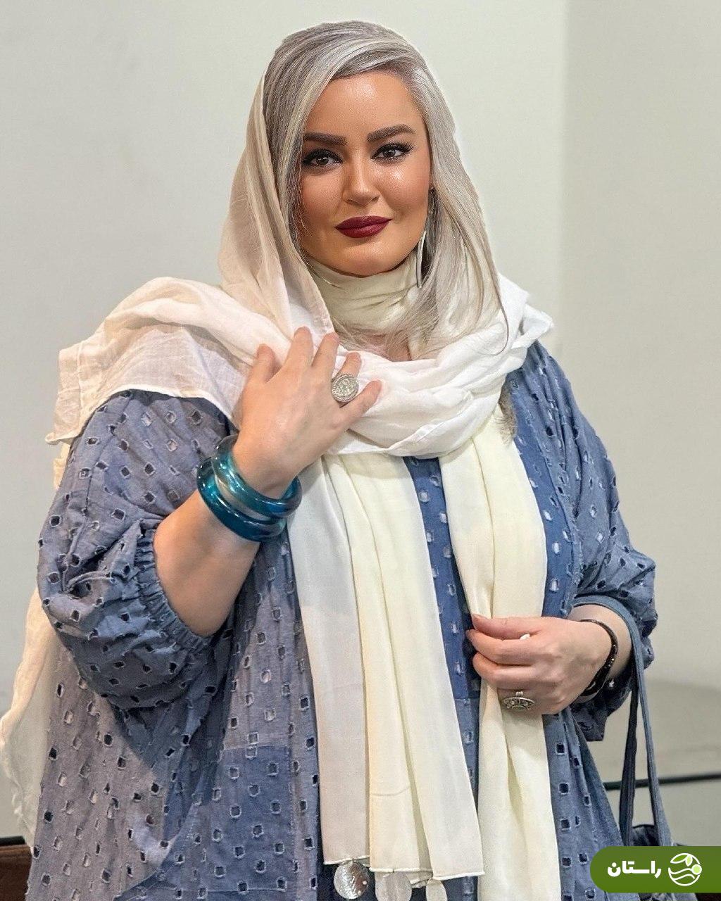 عکس | ژست‌های نعیمه نظام‌دوست با چهره و رنگ مو جدید