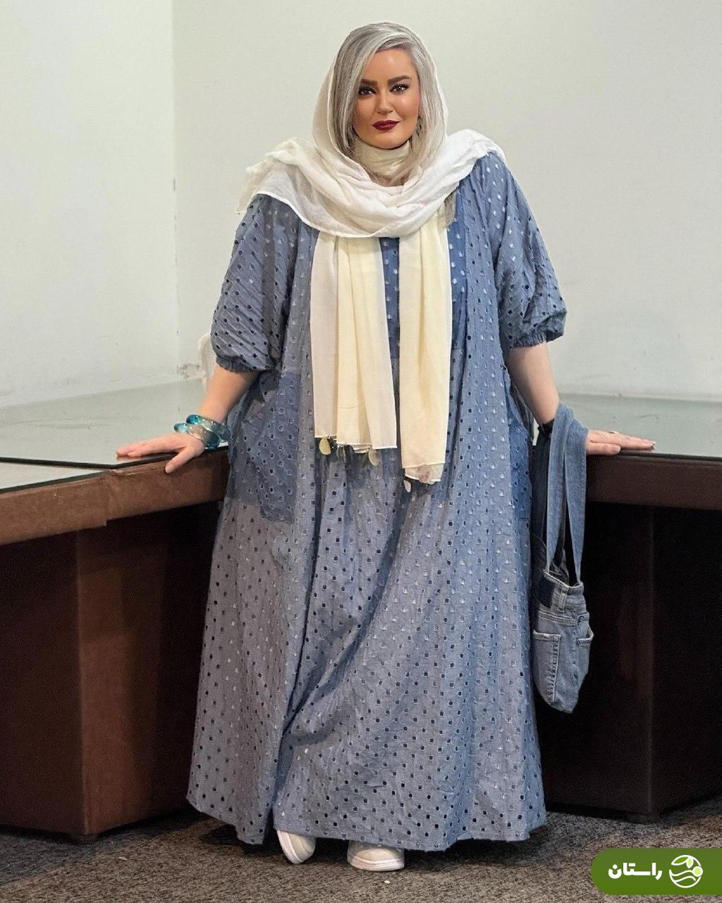 عکس | ژست‌های نعیمه نظام‌دوست با چهره و رنگ مو جدید