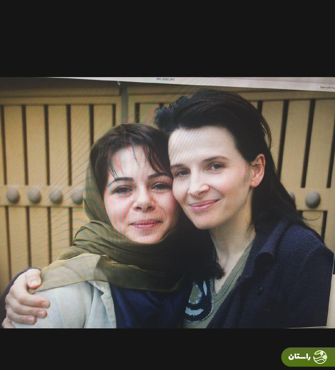 عکس | تونل زمان؛ مستانه مهاجر و ژولیت بینوش؛ ۲۰ سال پیش