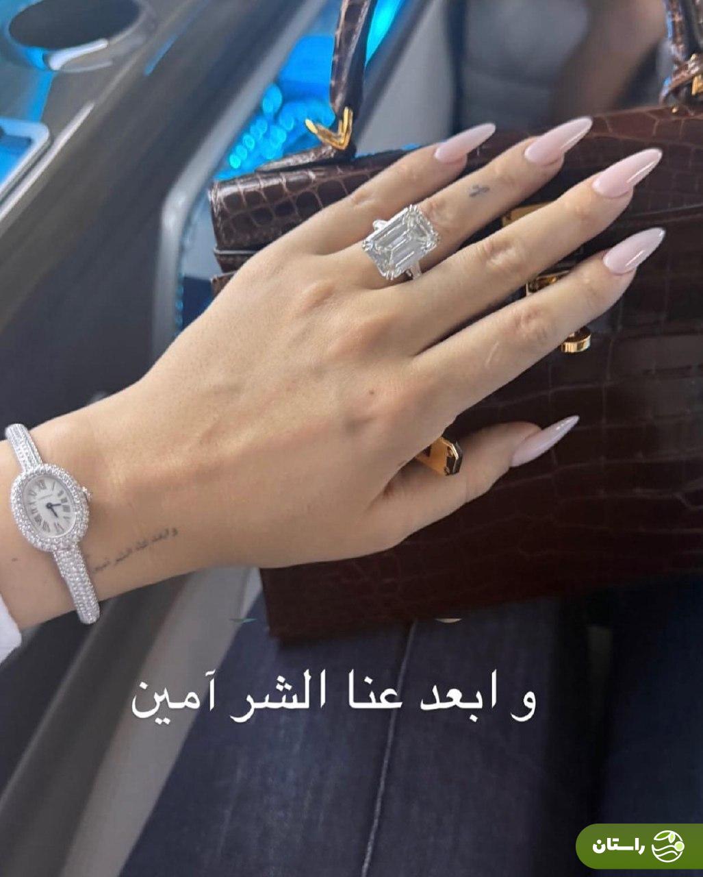 عکس | تتوی عربی «چشم بد از ما دور» روی دست جورجینا رودریگز