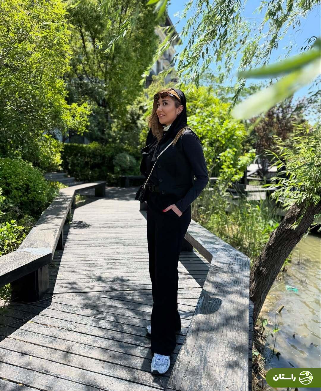 عکس | استایل مریم معصومی در خیابانهای چین