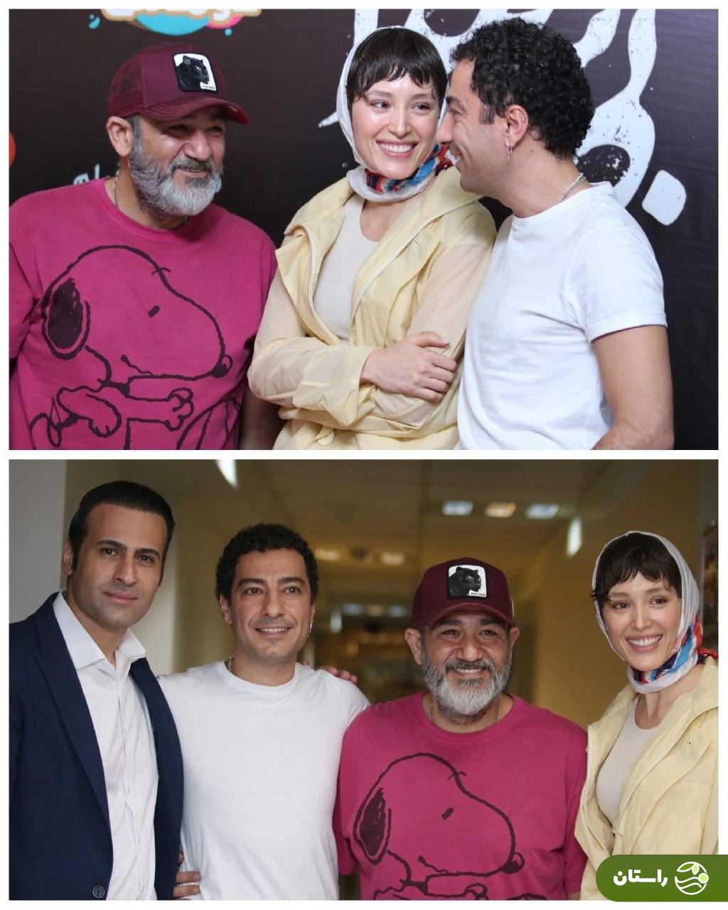 عکس | نوید محمدزاده، مهران غفوریان و فرشته حسینی در یک قاب