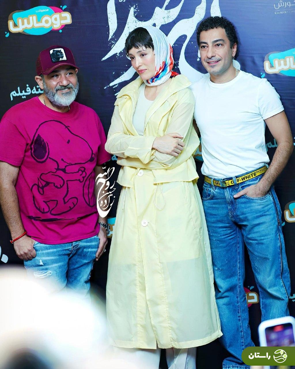 عکس | نوید محمدزاده، مهران غفوریان و فرشته حسینی در یک قاب