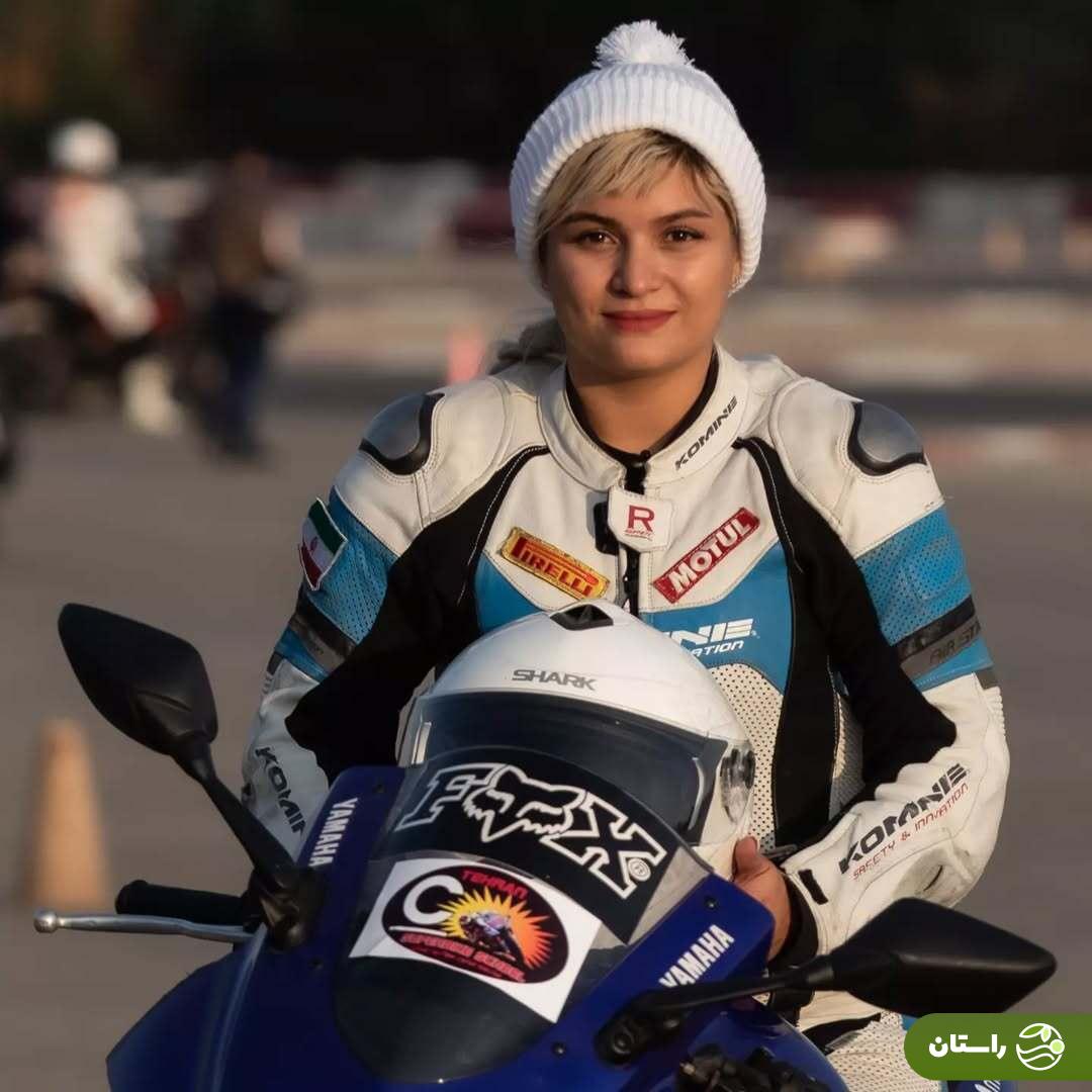عکس‌های خاص بهناز شفیعی دختر جسور موتورسواری