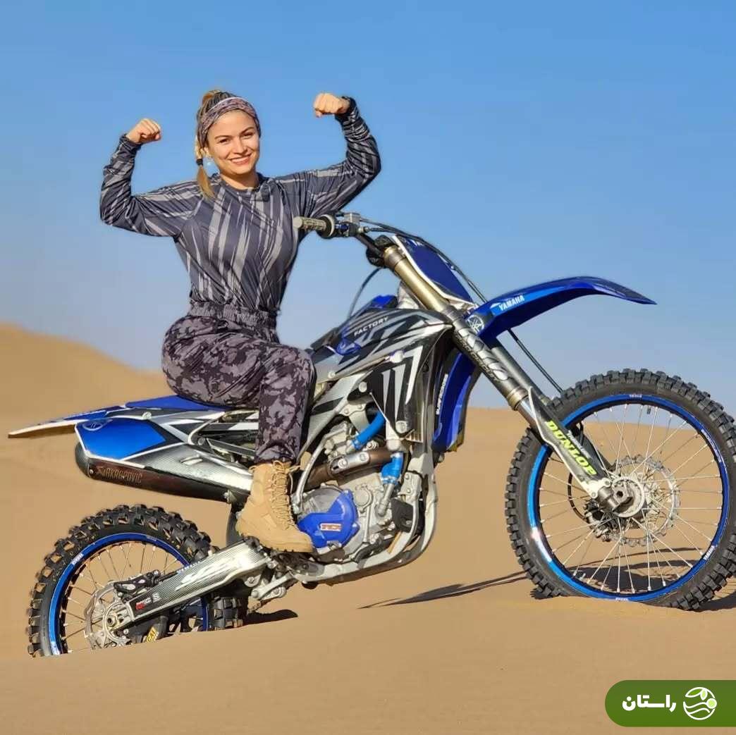 عکس‌های خاص بهناز شفیعی دختر جسور موتورسواری
