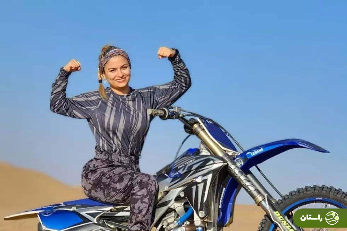 عکس‌های خاص بهناز شفیعی دختر جسور موتورسوار