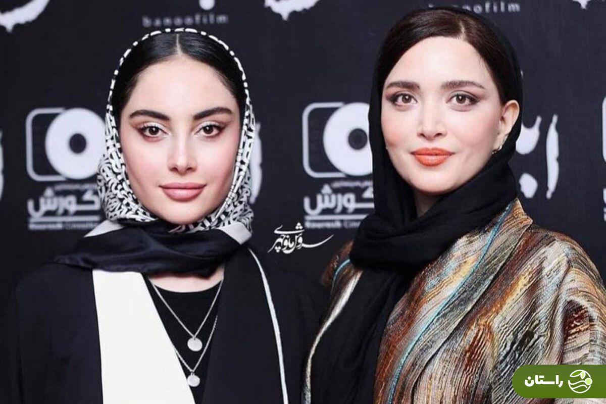 عکس | بهنوش طباطبایی و ترلان پروانه در پشت صحنه سریال «سووشون»