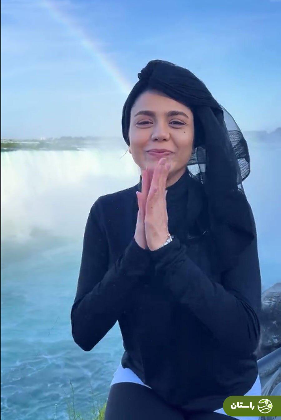 تصاویر | جشن تولد ۳۶ سالگی آزاده زارعی بازیگر نقش باران در سریال «آوای باران» کنار آبشار نیاگارا تصاویر | جشن تولد ۳۶ سالگی آزاده زارعی بازیگر نقش باران در سریال «آوای باران» کنار آبشار نیاگارا