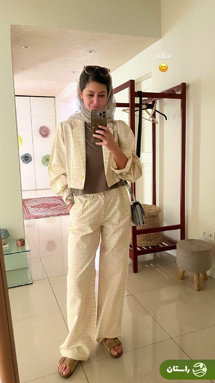 عکس | استایل جدید و بهاری پردیس احمدیه