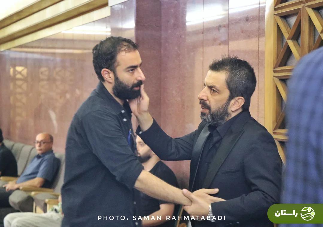 تصاویر | بازیگران سینما و تلویزیون در مراسم ختم پدر عباس جمشیدی‌فر